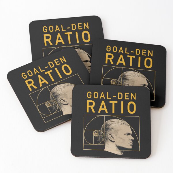 Item preview, Goal-Den Ratio | Erling Haaland Man Bun Norway Fibonacci Spiral designed and sold by pixiedustpaint.