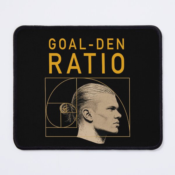 Item preview, Goal-Den Ratio | Erling Haaland Man Bun Norway Fibonacci Spiral designed and sold by pixiedustpaint.