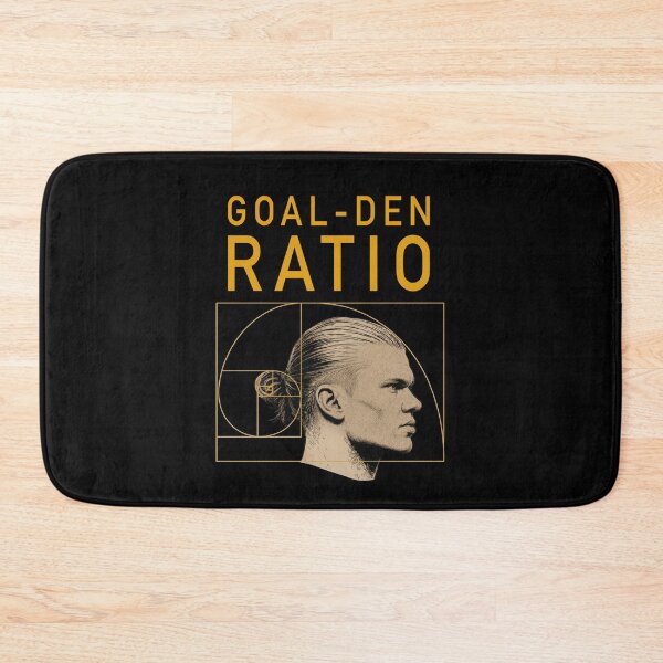 Item preview, Goal-Den Ratio | Erling Haaland Man Bun Norway Fibonacci Spiral designed and sold by pixiedustpaint.