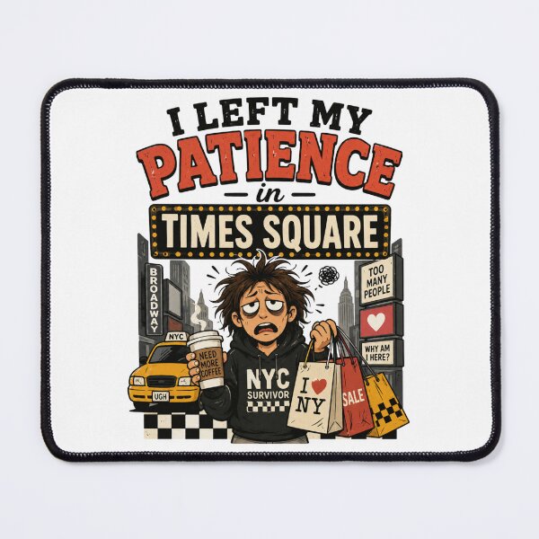 Item preview, Funny New York - I Left My Patience In Times Square designed and sold by Speci4lCre4tions.