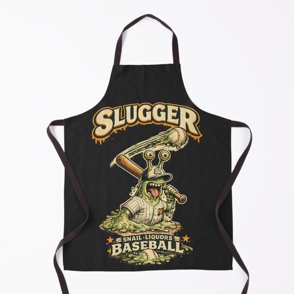 Item preview, Funny Slug Baseball Vintage Cartoon designed and sold by StudioBy-ColorNest.