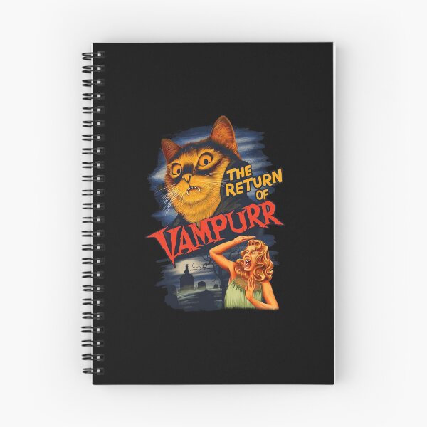 Item preview, Vampurr The Return Of Vampurr Horror Cat Parody Halloween designed and sold by nojany.