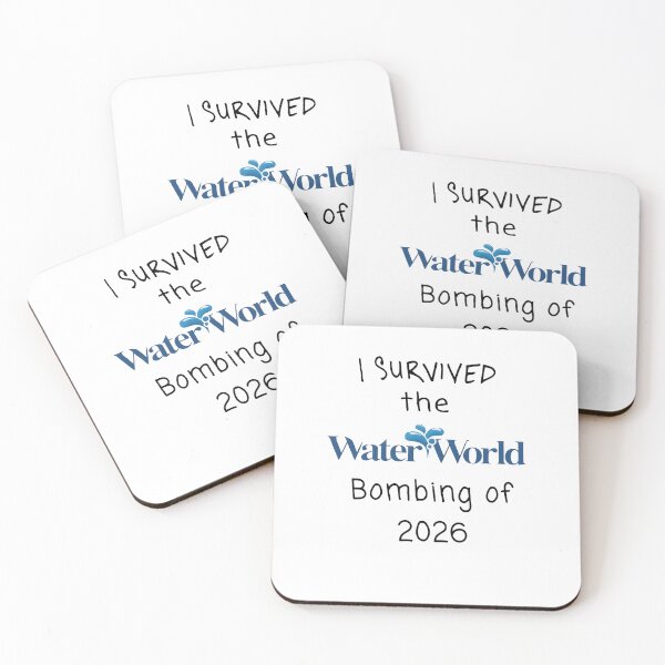 Item preview, I Survived the Water World Bombing of 2026 Funny Dark Humor designed and sold by nojany.