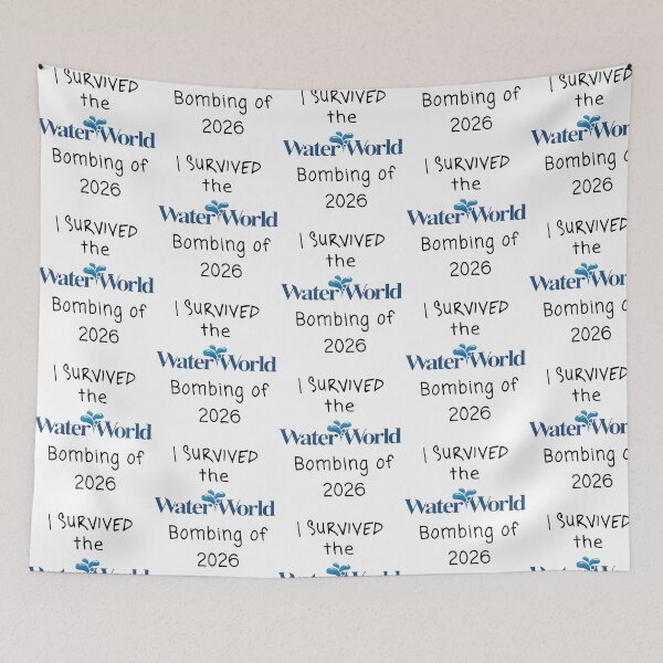 Item preview, I Survived the Water World Bombing of 2026 Funny Dark Humor designed and sold by nojany.