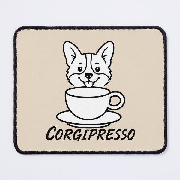 Item preview, ☕ BREWED BEASTIES COLLECTION ☕ - PET PALS - Corgipresso designed and sold by WheelieGdArt.