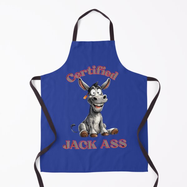 Item preview, Certified Jack Ass Funny Sarcastic Donkey Cartoon designed and sold by digitalbob60.