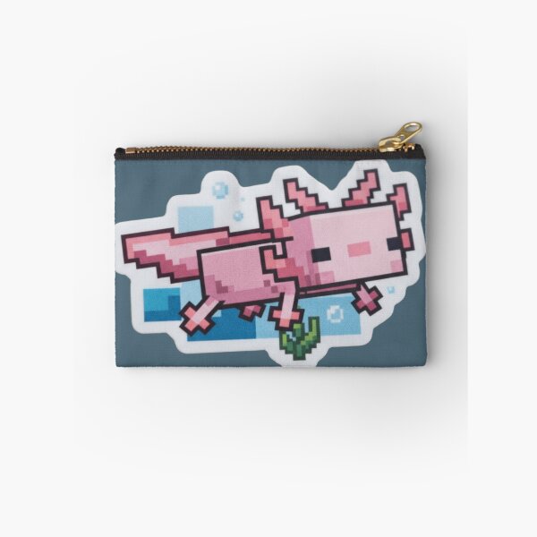 Item preview, Axolotl Pixel Art Pink Gamer Style designed and sold by Purpleclomb.