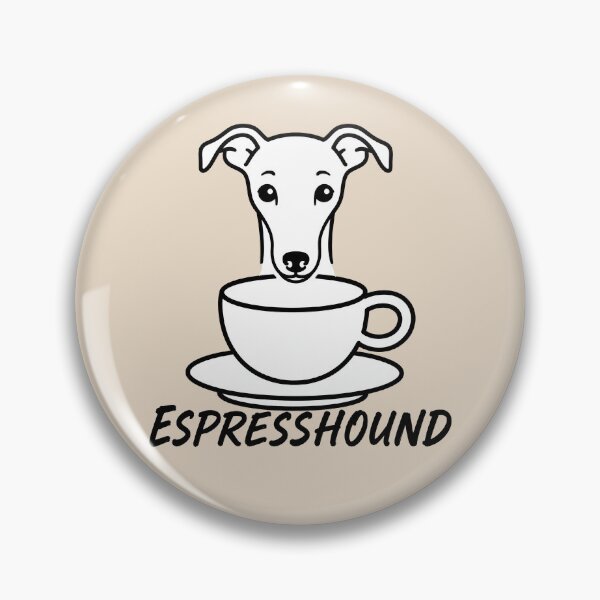 Item preview, ☕ BREWED BEASTIES COLLECTION ☕ - PET PALS - Espresshound  designed and sold by WheelieGdArt.