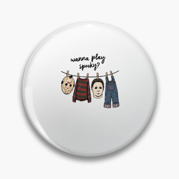 Item preview, Wanna Play Spooky Funny Slasher Horror Movie Halloween designed and sold by nojany.