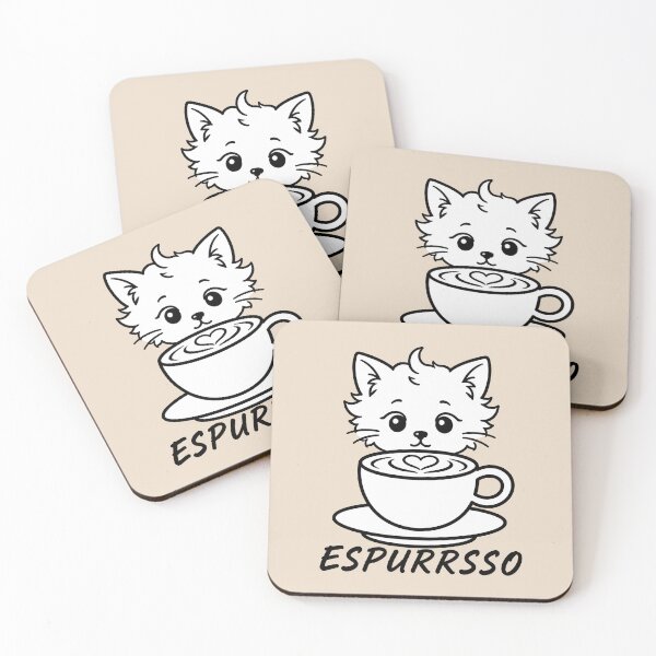 Item preview, ☕ BREWED BEASTIES COLLECTION ☕ - PET PALS - Espurrsso  designed and sold by WheelieGdArt.