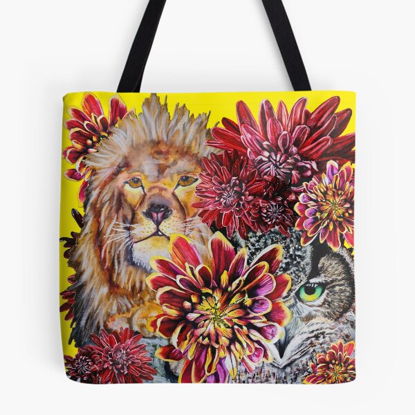 Item preview, Lion, Green Eyed Owl Background 8 designed and sold by nastiaart.