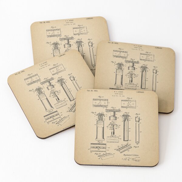 Item preview, 1931 R. V. Acken Safety Razor US 1,899,841 designed and sold by The Anachronist Archivist.