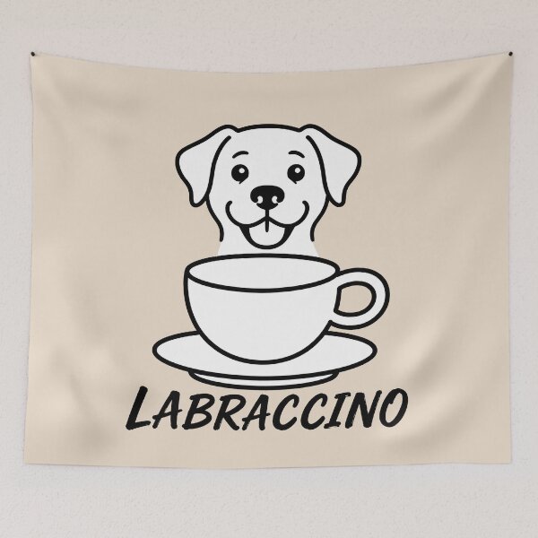 Item preview, ☕ BREWED BEASTIES COLLECTION ☕ - PET PALS - Labraccino designed and sold by WheelieGdArt.