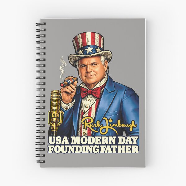 Aperçu de l'œuvre Rush Limbaugh - USA Modern Day Founding Father créée et vendue par krewyork.