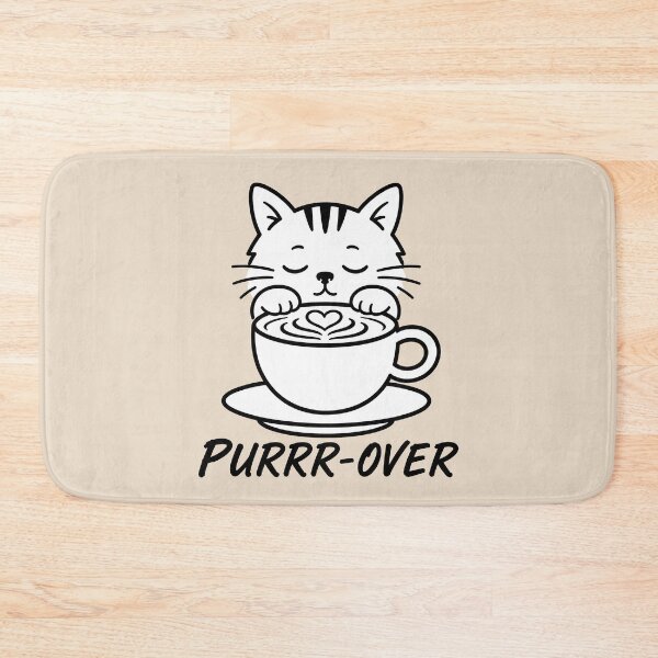 Item preview, ☕ BREWED BEASTIES COLLECTION ☕ - PET PALS - Purrr-over - sleepy cat designed and sold by WheelieGdArt.