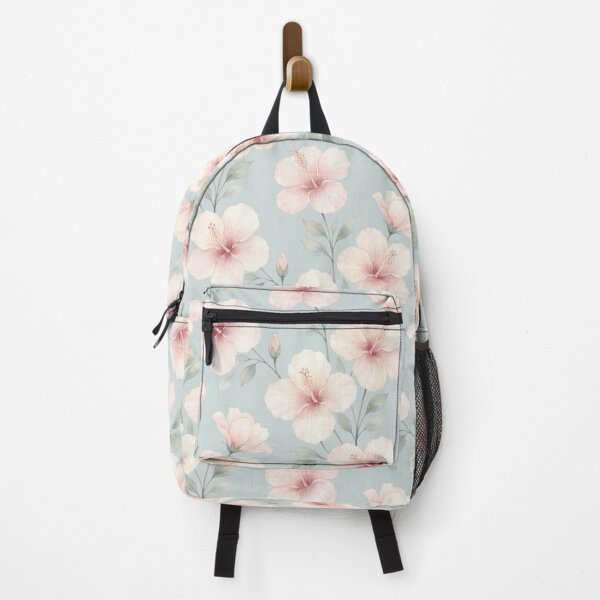 Item preview, Watercolor Hibiscus Pattern - Soft Pastel Floral Design designed and sold by Prime Wardrobe.