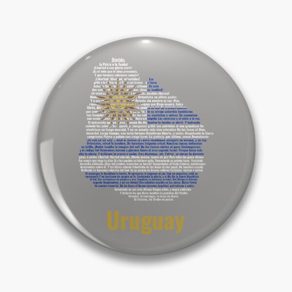 Item preview, Uruguay Map - National Anthem & Flag designed and sold by JR78.