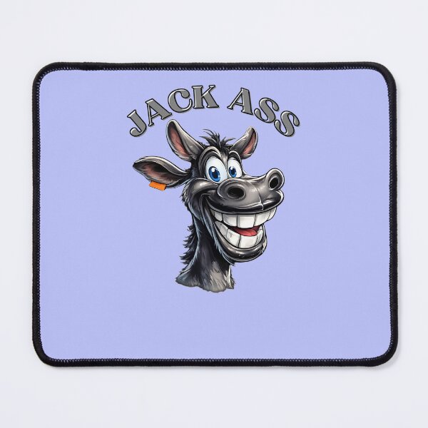 Item preview, Funny Smiling Jackass Donkey Cartoon designed and sold by digitalbob60.