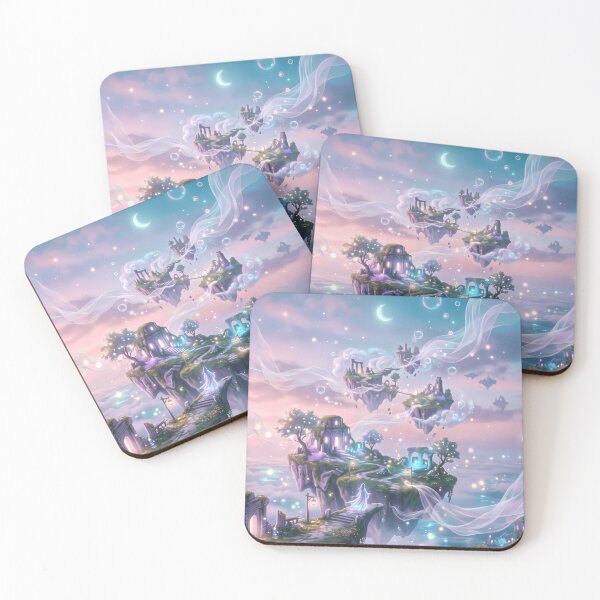 Item preview, Moon Sky Planet Fantasy RPG Sci Fi Art designed and sold by ART ATTACK ZONE.