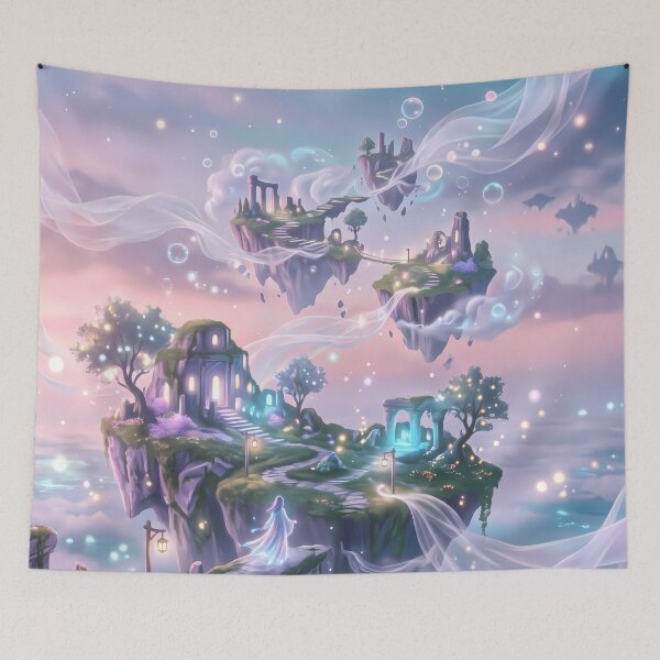 Item preview, Moon Sky Planet Fantasy RPG Sci Fi Art designed and sold by ART ATTACK ZONE.