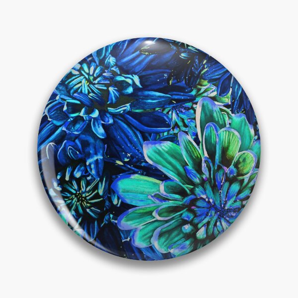 Item preview, Blue Chrysanthemums 1 designed and sold by nastiaart.
