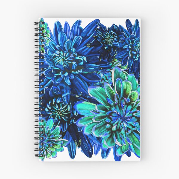 Item preview, Blue Chrysanthemums 1 designed and sold by nastiaart.