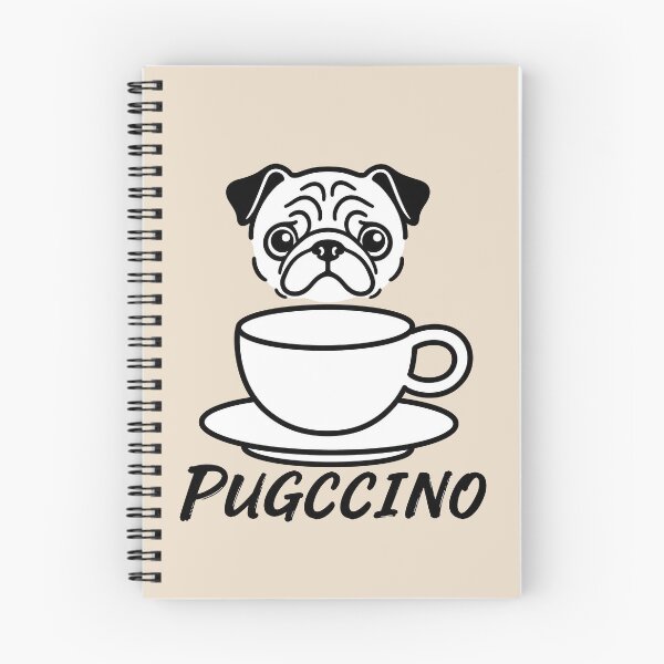 Item preview, ☕ BREWED BEASTIES COLLECTION ☕ - PET PALS - Pugccino designed and sold by WheelieGdArt.