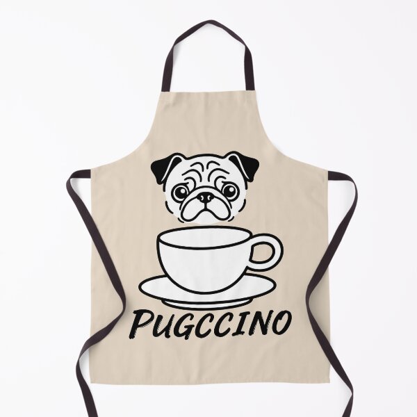 Item preview, ☕ BREWED BEASTIES COLLECTION ☕ - PET PALS - Pugccino designed and sold by WheelieGdArt.