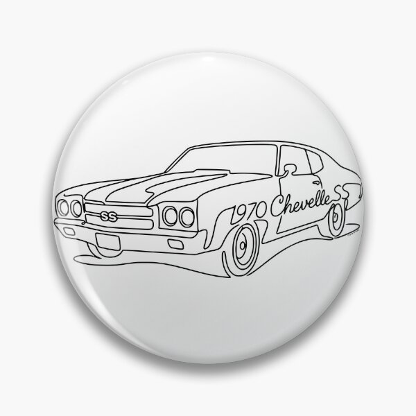 Item preview, 1970 Chevelle SS – Loose Linework designed and sold by Automotive Art by Greg.