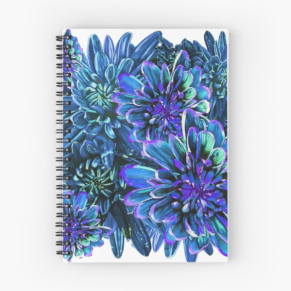 Item preview, Light Blue Chrysanthemums 1 designed and sold by nastiaart.