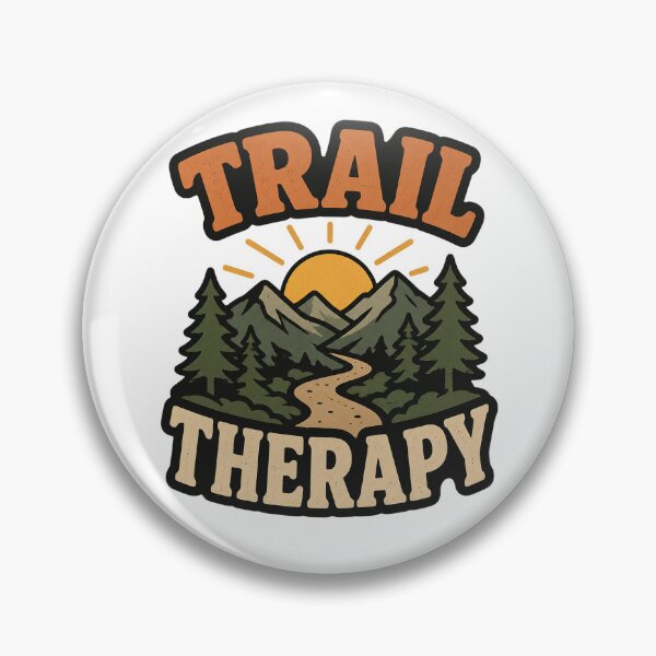 Item preview, Trail Therapy Mountain Hiking designed and sold by EastEndTownie.