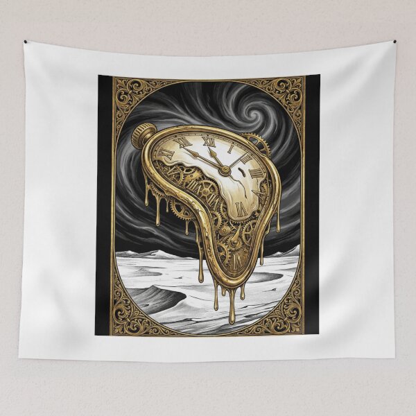Item preview, Timeless Watcher Surreal Clock designed and sold by OddlySticky.