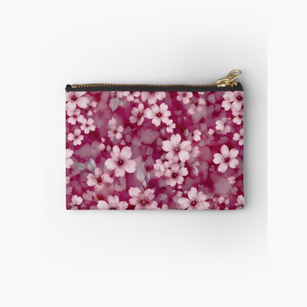 Item preview, Sweet Berry Pink Watercolor Floral Blossom Pattern designed and sold by zenjiinspired.