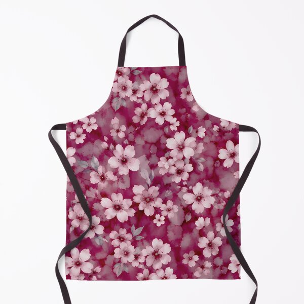 Item preview, Sweet Berry Pink Watercolor Floral Blossom Pattern designed and sold by zenjiinspired.