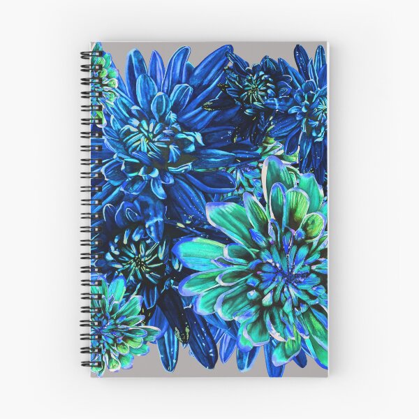 Item preview, Blue Chrysanthemums 2 designed and sold by nastiaart.