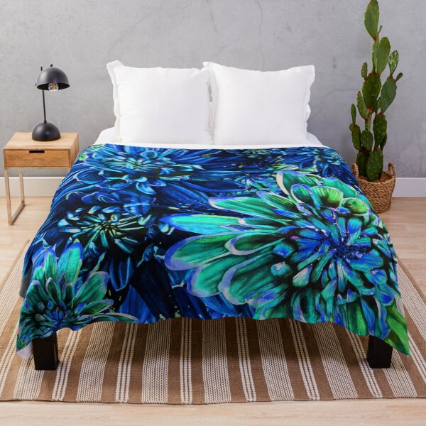 Item preview, Blue Chrysanthemums 2 designed and sold by nastiaart.
