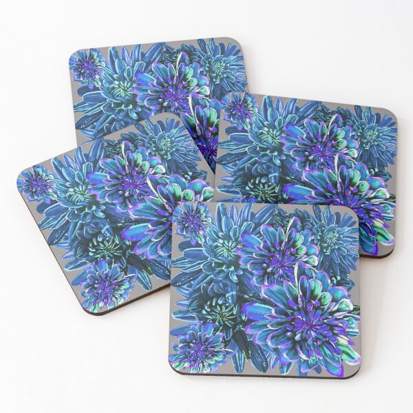 Item preview, Light Blue Chrysanthemums 2 designed and sold by nastiaart.