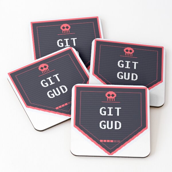 Item preview, Git Gud — Funny Souls Gamer Sticker designed and sold by One More Run.