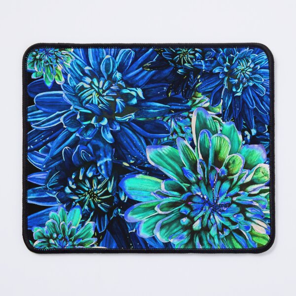 Item preview, Blue Chrysanthemums 3 designed and sold by nastiaart.