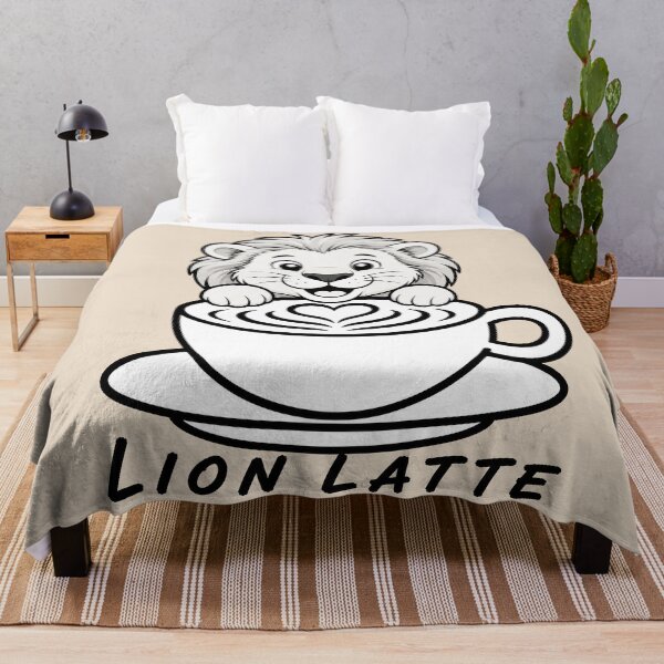 Item preview, ☕ BREWED BEASTIES COLLECTION ☕ - WILDLIFE PALS - Lion Latte designed and sold by WheelieGdArt.