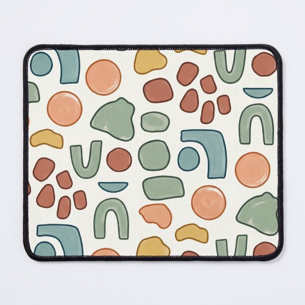 Item preview, Abstract Organic Geometric Pattern | Scandinavian Terrazzo Style | Mid-Century Modern Seamless Design designed and sold by Softbear Atelier.