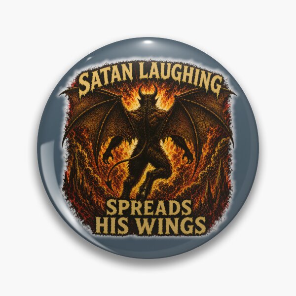 Item preview, Satan Laughing Spreads His Wings devil graphic designed and sold by Dystopian Design.