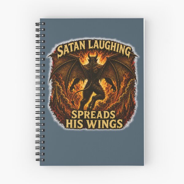 Item preview, Satan Laughing Spreads His Wings devil graphic designed and sold by Dystopian Design.