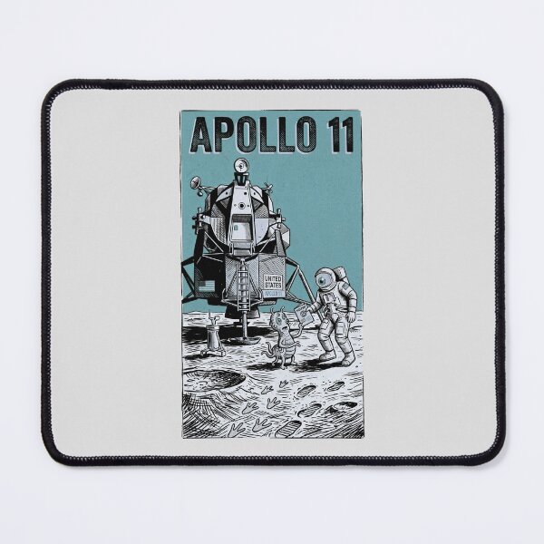 Item preview, Apollo 11 Funny Alien Passport Moon Landing Retro Comic Art designed and sold by KiwiRider.
