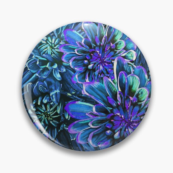 Item preview, Light Blue Chrysanthemums 3 designed and sold by nastiaart.