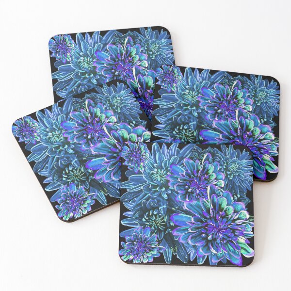 Item preview, Light Blue Chrysanthemums 3 designed and sold by nastiaart.