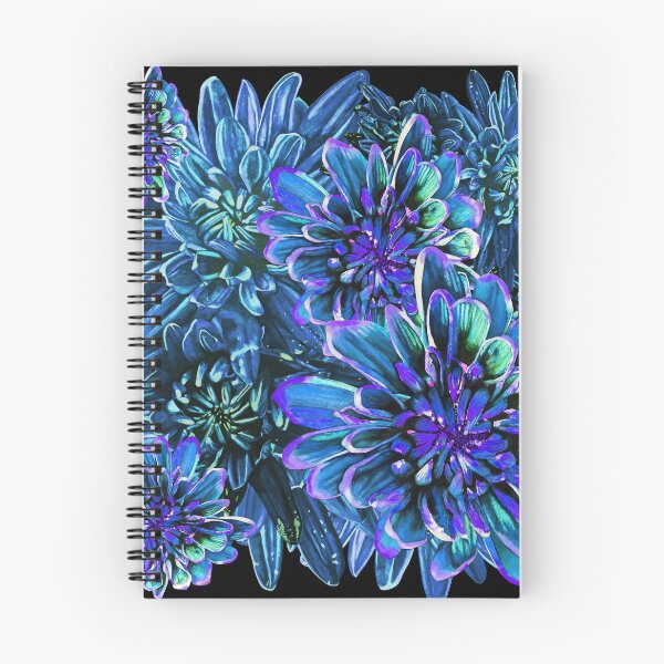 Item preview, Light Blue Chrysanthemums 3 designed and sold by nastiaart.