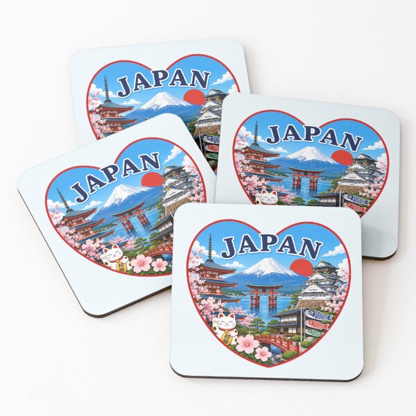Item preview, Japan Heart Shape Design designed and sold by Myra365Art.