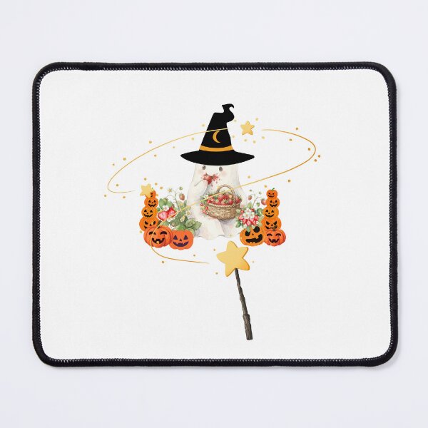 Item preview, Cute Watercolor Halloween Ghost with Strawberries and Pumpkins  designed and sold by VibranPalette.