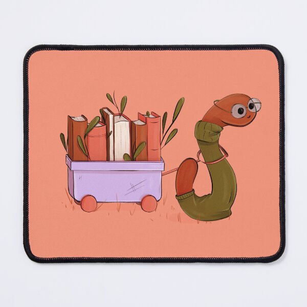 Item preview, Happy Bookworm Book Haul Illustration designed and sold by DesignedByCece.